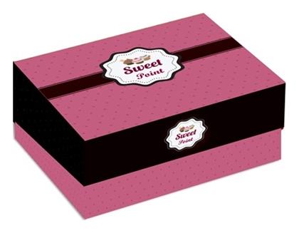 Luxury Fitness Χάρτινο Κουτί Ζαχαροπλαστείου 22x22x8εκ. Sweet Point