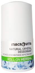 Macrovita Herbal Αποσμητικός Κρύσταλλος σε Roll-On 50ml