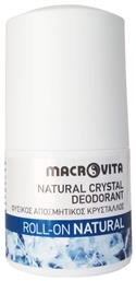 Macrovita Natural Αποσμητικός Κρύσταλλος σε Roll-On 50ml από το Pharm24