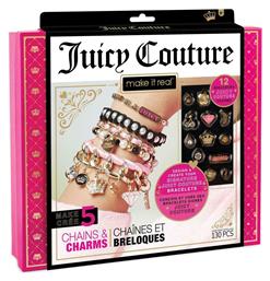 Make It Real Κοσμήματα Chains Charms Juicy Couture Gold 5 για Παιδιά 8+ Ετών