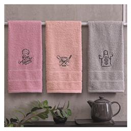 Makis Tselios Home Dora 2 Πετσέτα Κουζίνας από 100% Βαμβάκι 60x40cm 3τμχ