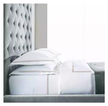 Makis Tselios Home Σεντόνι Ξενοδοχείου Λευκό King Size 260x270εκ.