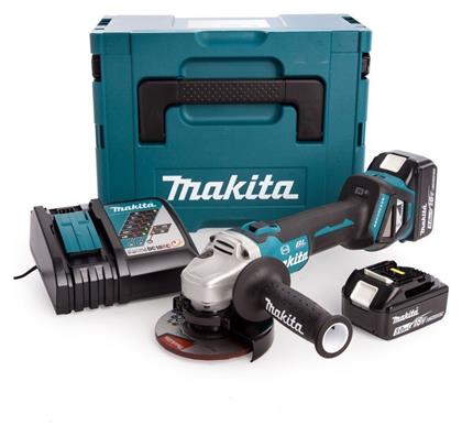 Makita DGA513RTJ Τροχός με 2 Μπαταρίες 5Ah από το e-shop