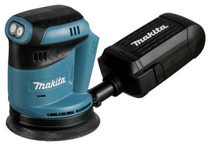Makita Έκκεντρο Τριβείο 125mm Μπαταρίας 18V Solo με Ρύθμιση Ταχύτητας και με Σύστημα Αναρρόφησης