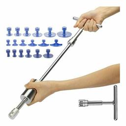 Malatec Kit Επιδιόρθωσης για Βαθουλώματα Αυτοκινήτου με 18 προσαρμογείς Ασημί 1τμχ