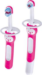 Mam Βρεφική Οδοντόβουρτσα Ροζ για 5m+ 2τμχ από το Plus4u