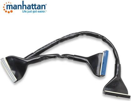 Manhattan IDE - 2x IDE Cable 0.9m Μαύρο (336819) από το Public