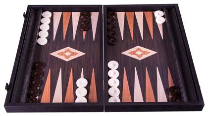 Manopoulos Wenge Replica Χειροποίητο Τάβλι Ξύλινο με Πούλια 48x48cm