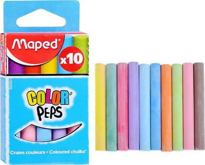 Maped Σετ 10 Χρωματιστές Κιμωλίες από το Moustakas Toys