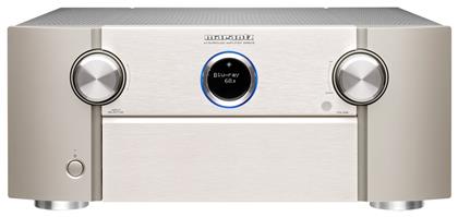 Marantz SR8015 Ραδιοενισχυτής Home Cinema 4K/8K 11.2 Καναλιών 140W/8Ω 250W/6Ω με HDR και Dolby Atmos Ασημί από το Polihome