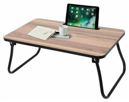 Marva Ξύλινος Ορθογώνιος Δίσκος Κρεβατιού σε Καφέ Χρώμα 52x30x22cm