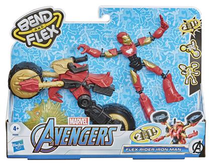 Marvel Avengers Bend and Flex Rider Iron Man για 3+ Ετών 15εκ.