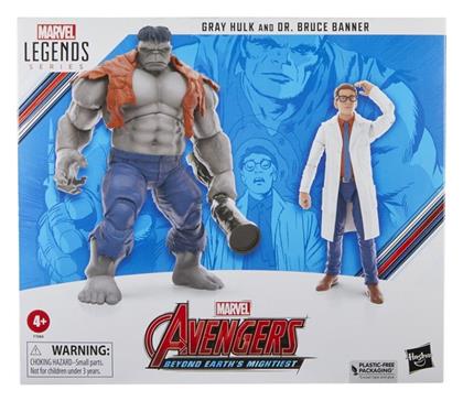 Marvel Legends Gray Hulk and Dr. Bruce Banner για 4+ Ετών 15εκ.