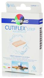 Master Aid Αδιάβροχα Αυτοκόλλητα Επιθέματα Cutiflex Strip 78x20mm 10τμχ