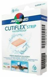 Master Aid Αδιάβροχα Αυτοκόλλητα Επιθέματα Cutiflex Strip 8.6x3.9cm 10τμχ από το Pharm24