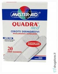 Master Aid Αυτοκόλλητα Επιθέματα Quadra Med 2 Μεγέθη 20τμχ από το Pharm24