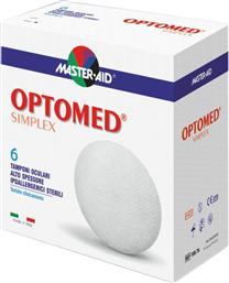 Master Aid Optomed Simplex Οφθαλμικά Επιθέματα σε Λευκό χρώμα 60x52mm 6τμχ από το Pharm24