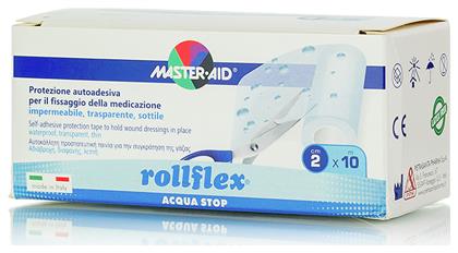 Master Aid Rollflex Acqua Stop Αυτοκόλλητα Ράμματα Aδιάβροχο Αυτοκόλλητο Επίθεμα 1000x2cm 1τμχ