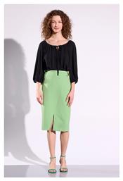 Matis Fashion Pencil Midi Φούστα σε Πράσινο χρώμα