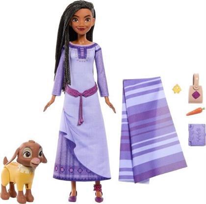 Mattel Κούκλα Disney's Wish Asha Of Rosas Adventure Pack για 3+ Ετών από το Moustakas Toys