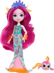 Mattel Κούκλα Enchantimals Maura Mermaid & Glide για 4+ Ετών 15εκ.