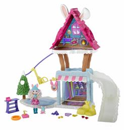 Mattel Παιχνίδι Μινιατούρα Enchantimals Χιονοδρομικό Σαλέ για 4+ Ετών 60εκ.