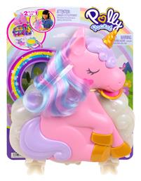 Mattel Παιχνίδι Μινιατούρα Polly Pocket Rainbow Unicorn Salon για 4+ Ετών