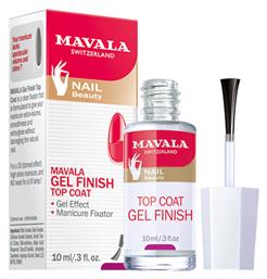 Mavala Switzerland Gel Finish Top Coat για Απλά Βερνίκια 10ml