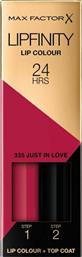 Max Factor Lipfinity Lip Colour 335 Just In Love 4.2gr