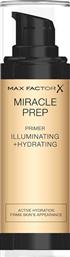 Max Factor Miracle Prep Primer Προσώπου σε Κρεμώδη Μορφή Illuminating & Hydrating 30ml από το Galerie De Beaute
