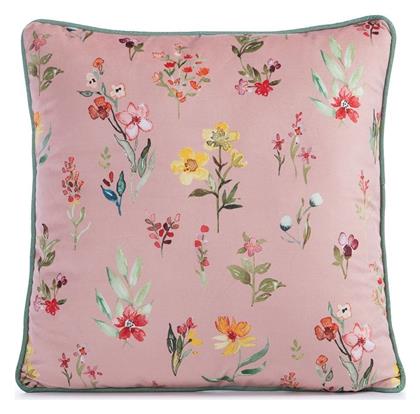 Μαξιλάρι Διακοσμητικό Γέμιση Awesome Garden Pink Nef-nef Homeware 45x45 Πολυέστερ από το Aithrio