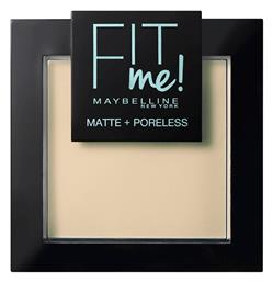 Maybelline Fit Me Matte & Poreless Πούδρα 8.5gr