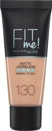 Maybelline Fit Me Matte + Poreless Liquid Make Up 130 Buff Beige 30ml από το Pharm24