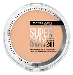Maybelline Super Stay Hybrid Πούδρα 21 Nude Beige 9gr