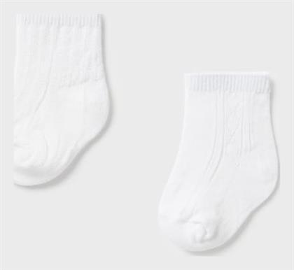 Mayoral Παιδικές Κάλτσες Μακριές Λευκές 2 Ζευγάρια