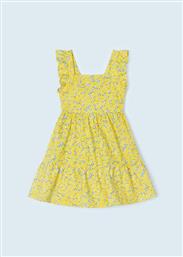 Mayoral Παιδικό Φόρεμα Floral Αμάνικο Κίτρινο από το Modivo