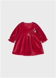 Mayoral Παιδικό Φόρεμα Βελούδινο Μακρυμάνικο Κόκκινο