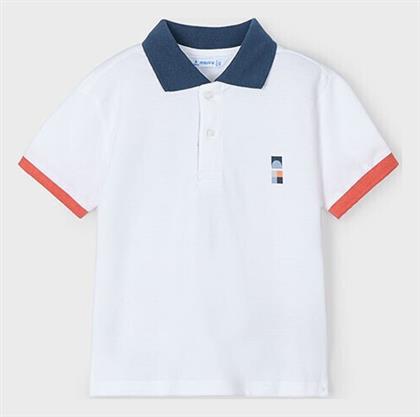 Mayoral Παιδικό Polo Κοντομάνικο Λευκό