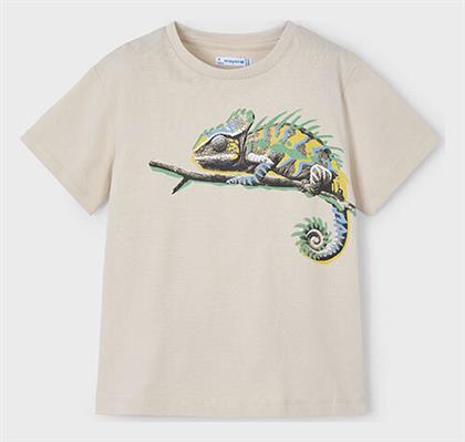 Mayoral Παιδικό T-shirt Μπεζ Chameleon