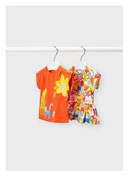 Mayoral Σετ Παιδικές Καλοκαιρινές Μπλούζες Πολύχρωμες