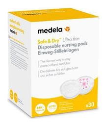 Medela Safe & Dry Ultra Thin Δοχεία Αποθήκευσης Μητρικού Γάλακτος 30τμχ