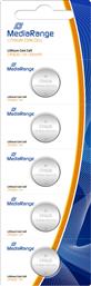 MediaRange Lithium Coin Cell Μπαταρίες CR1620 3V 5τμχ από το Shop365