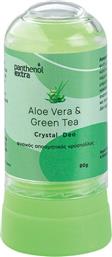 Medisei Panthenol Extra Crystal Aloe Vera & Green Tea Αποσμητικός Κρύσταλλος σε Roll-On 80gr