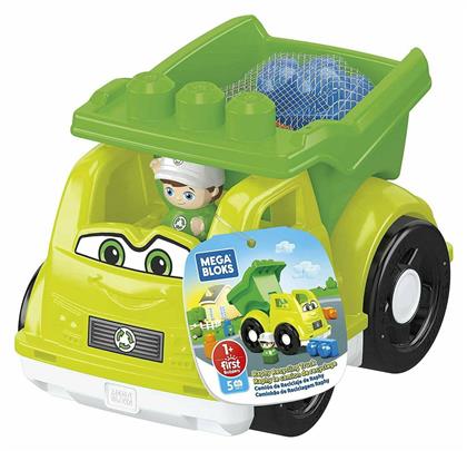 Mega Bloks Recycling Truck για 1+ Έτους 5τμχ