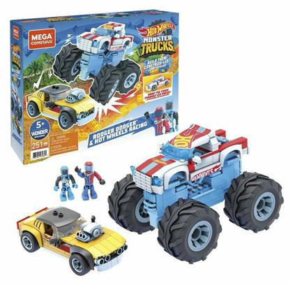 Mega Bloks Τουβλάκια Hot Wheels Rodger Dodger & Hot Wheels Racing για 5+ Ετών 251τμχ