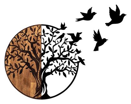 Megapap Κρεμαστό Διακοσμητικό από Ξύλο Tree 92x3x71cm