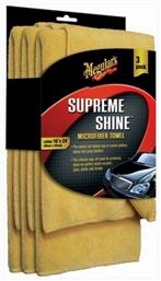 Meguiar's Supreme Shine Microfibre Πανιά Μικροϊνών Γυαλίσματος Αυτοκινήτου 3τμχ από το Saveltrade