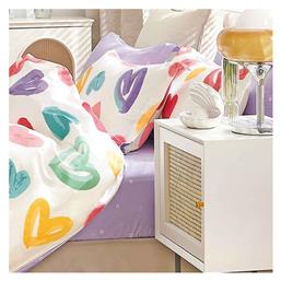 Melinen Corazon Παιδική Μαξιλαροθήκη Βαμβακοσατέν 50x70εκ. Πολύχρωμη