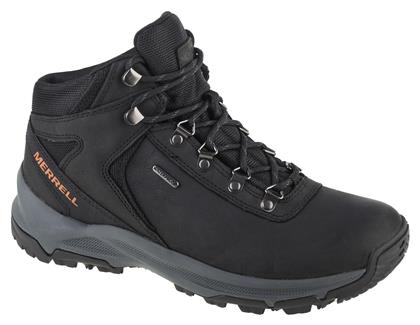 Merrell Erie Mid LTR WP Ανδρικά Ορειβατικά Μαύρα