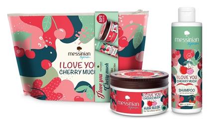 Messinian Spa I Love You Cherry Much Pochette Σετ Περιποίησης Μαλλιών 2τμχ